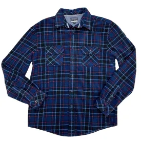 Navy Plaid Fleece