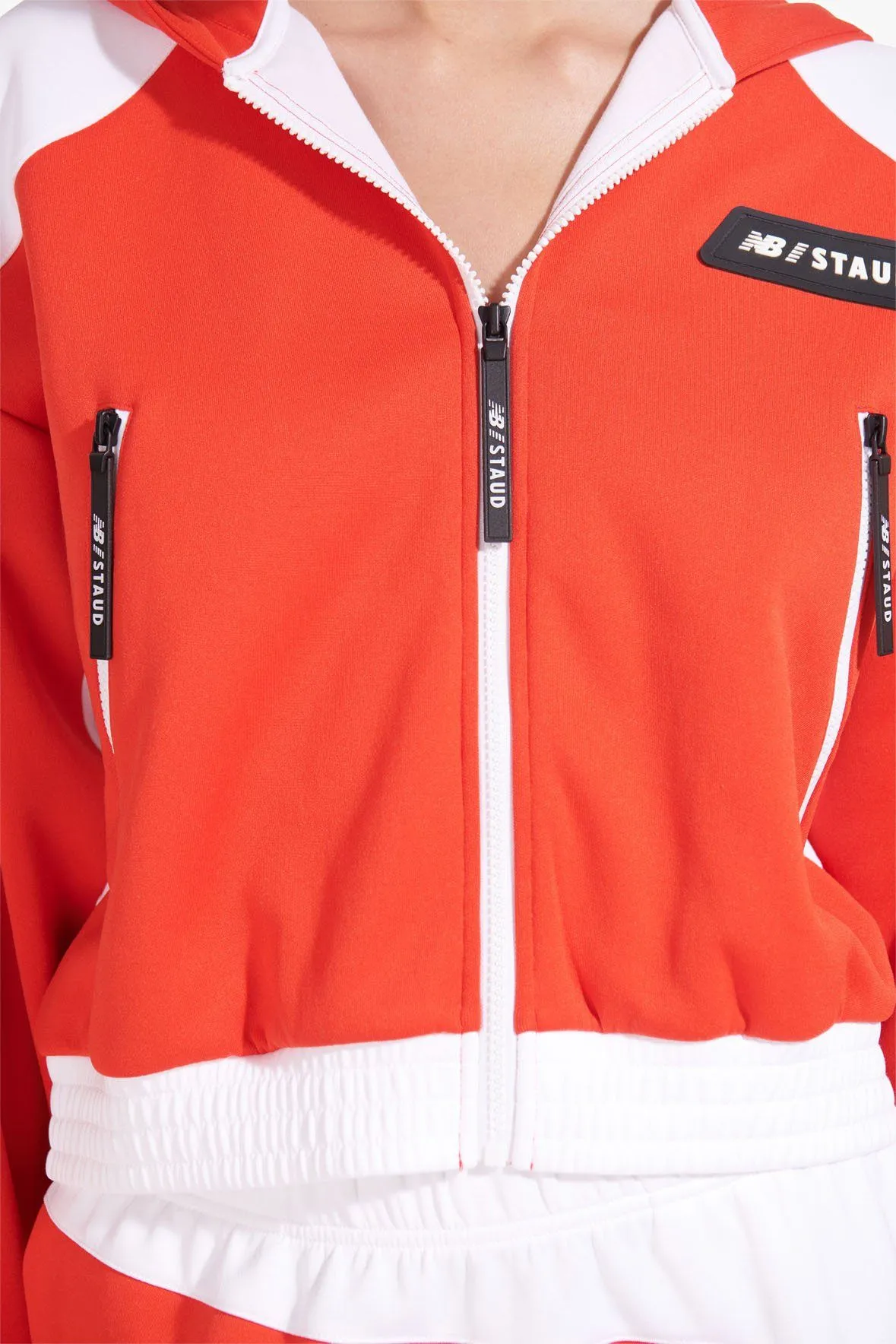 NB x STAUD TRACK JACKET | FIERY RED