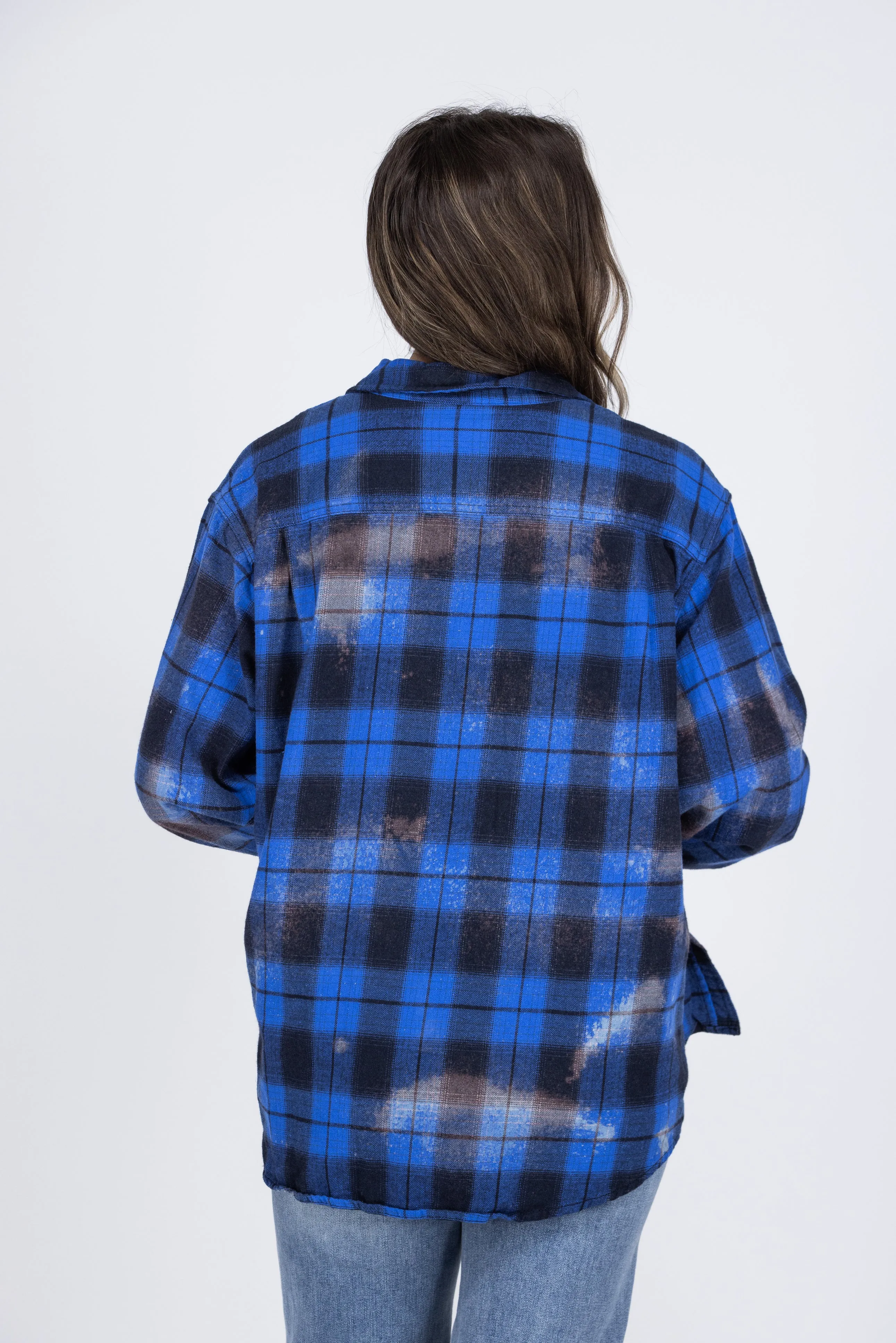 Next One Up Flannel Long Sleeve Top