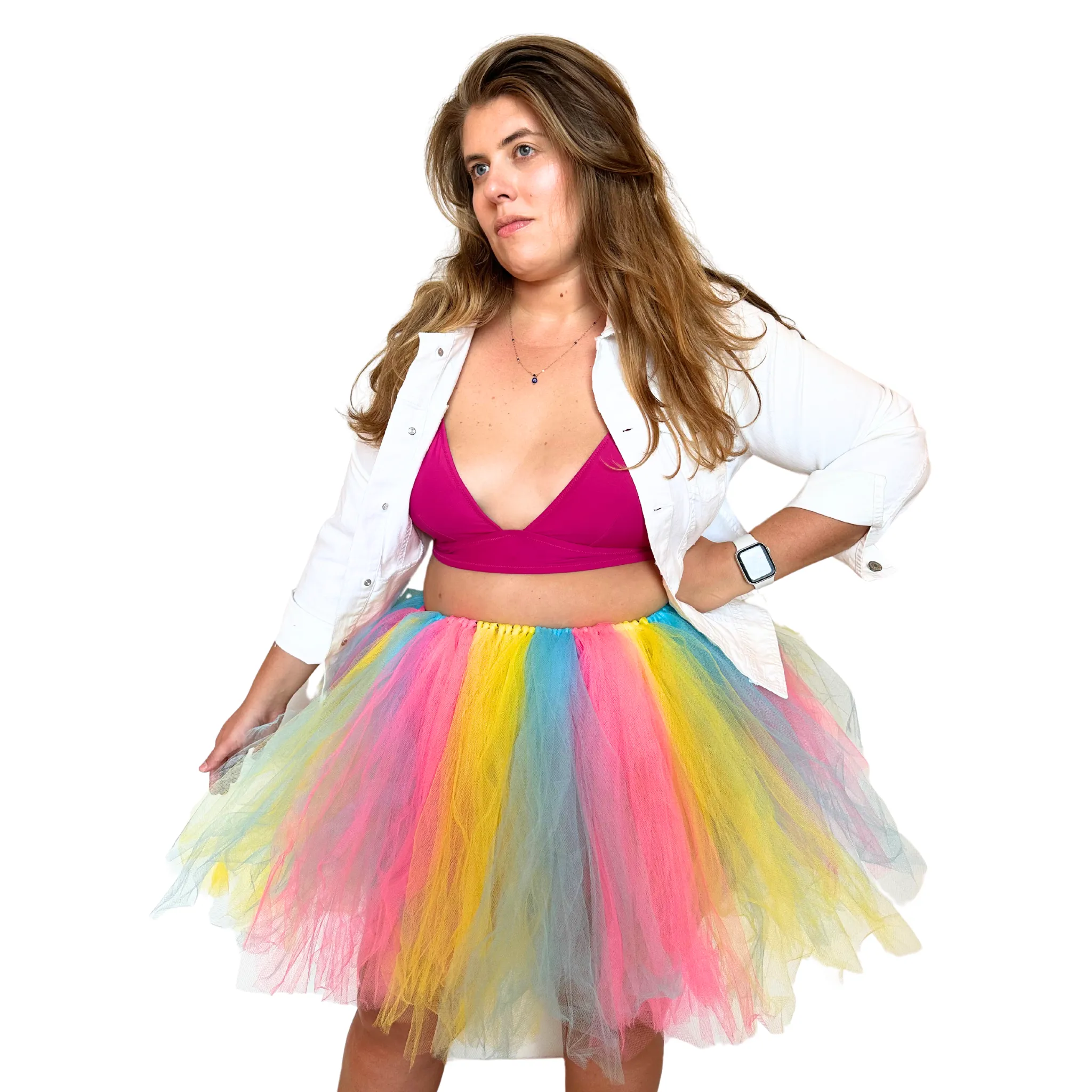 Pansexual Pride Flag Tutu