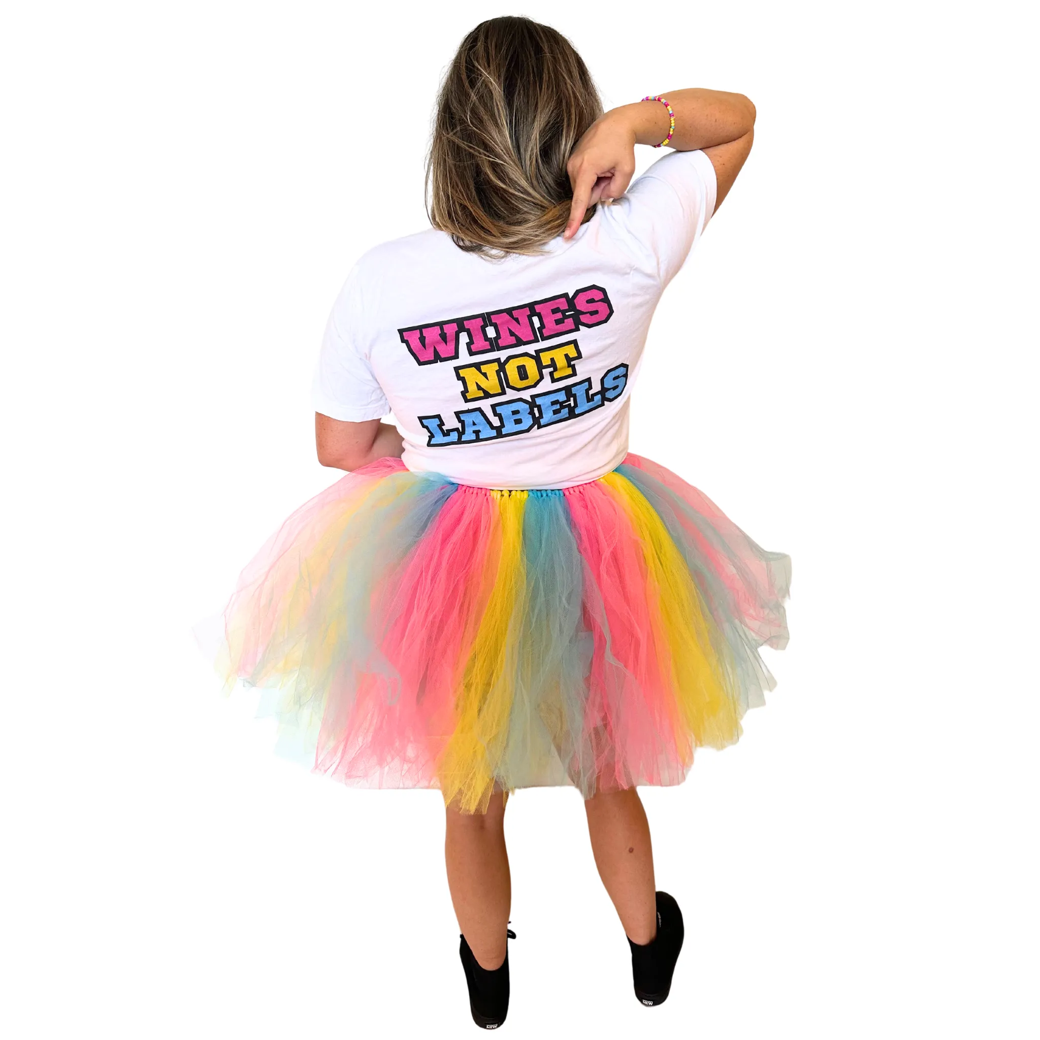 Pansexual Pride Flag Tutu