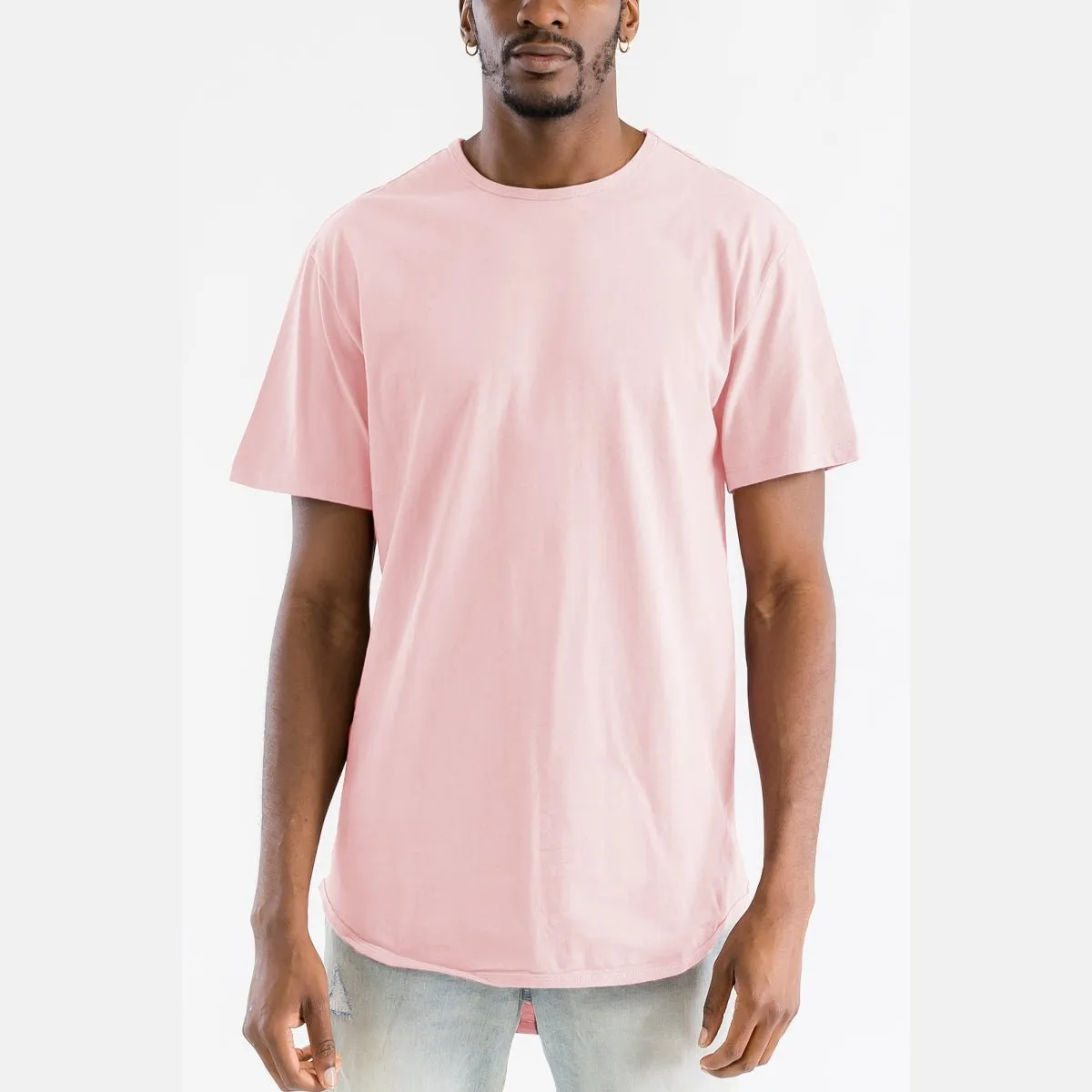 Peach Classic Scallop Tee