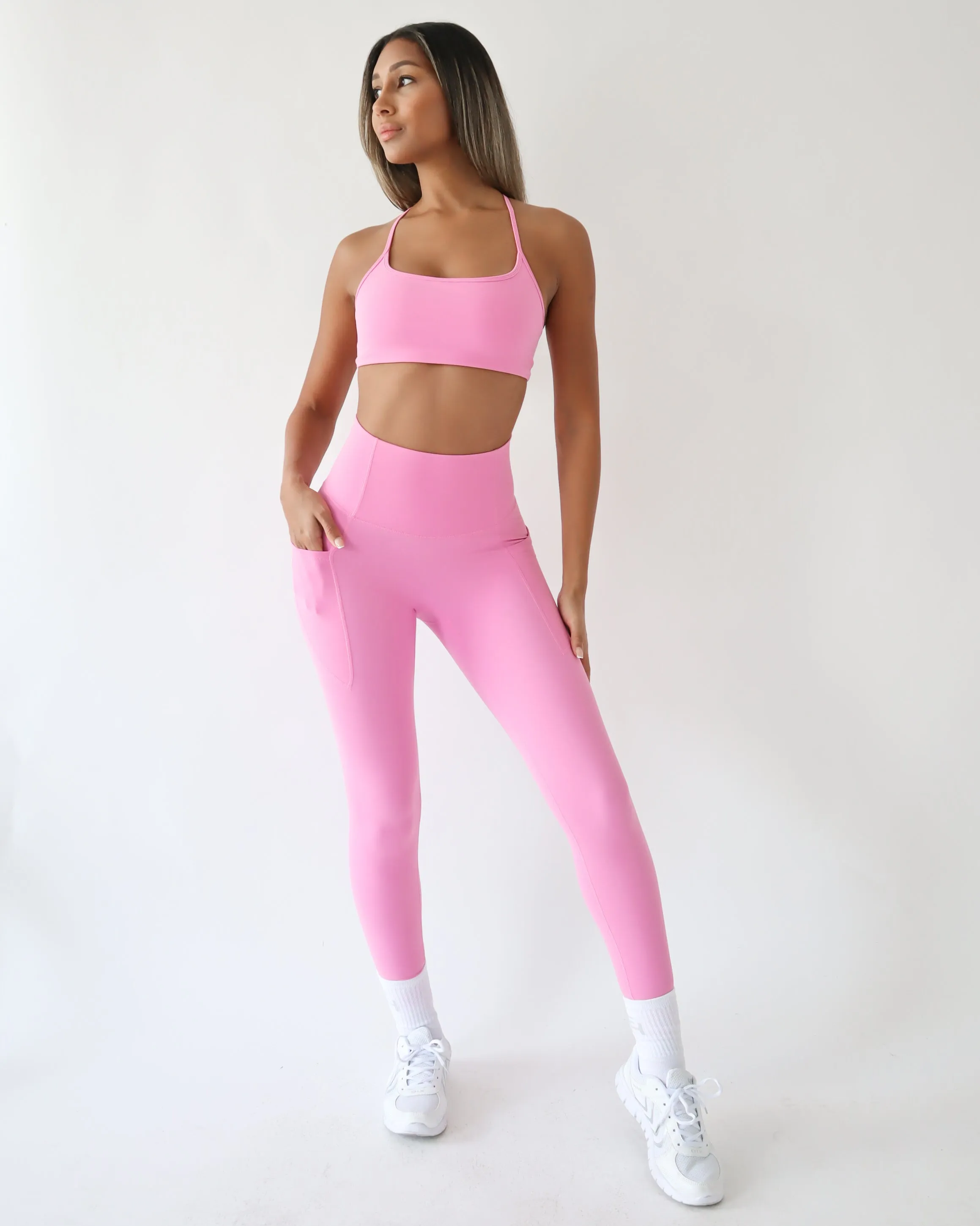 Performance Pocket Leggings - Bubblegum