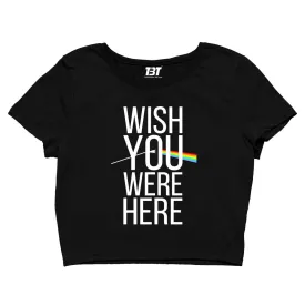 Pink Floyd Crop Top - How I Wish You Were Here