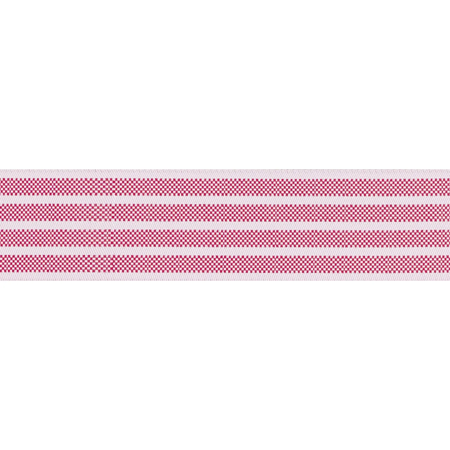 Pixel Stripe - 1-1/4" width - Classic Christmas - One Yard