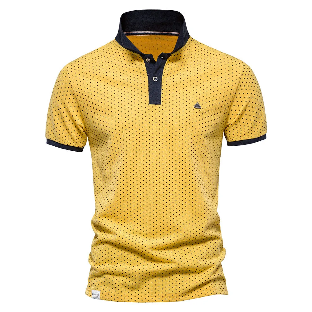 Pologize™ Short Sleeve Dotted Polo Shirt