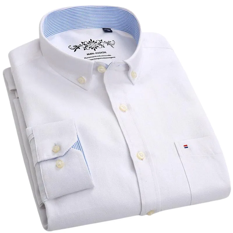 Pologize™ Solid Regular Fit Button-Down Shirt