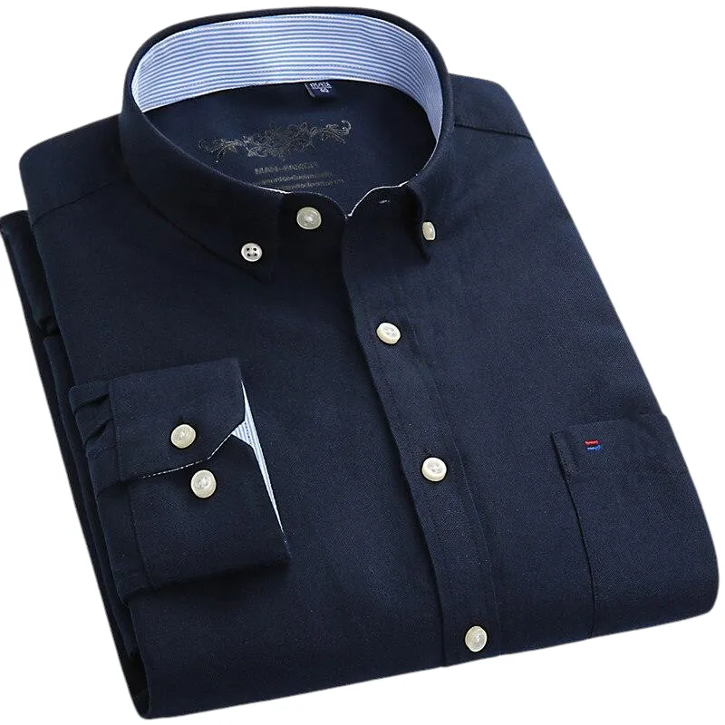 Pologize™ Solid Regular Fit Button-Down Shirt