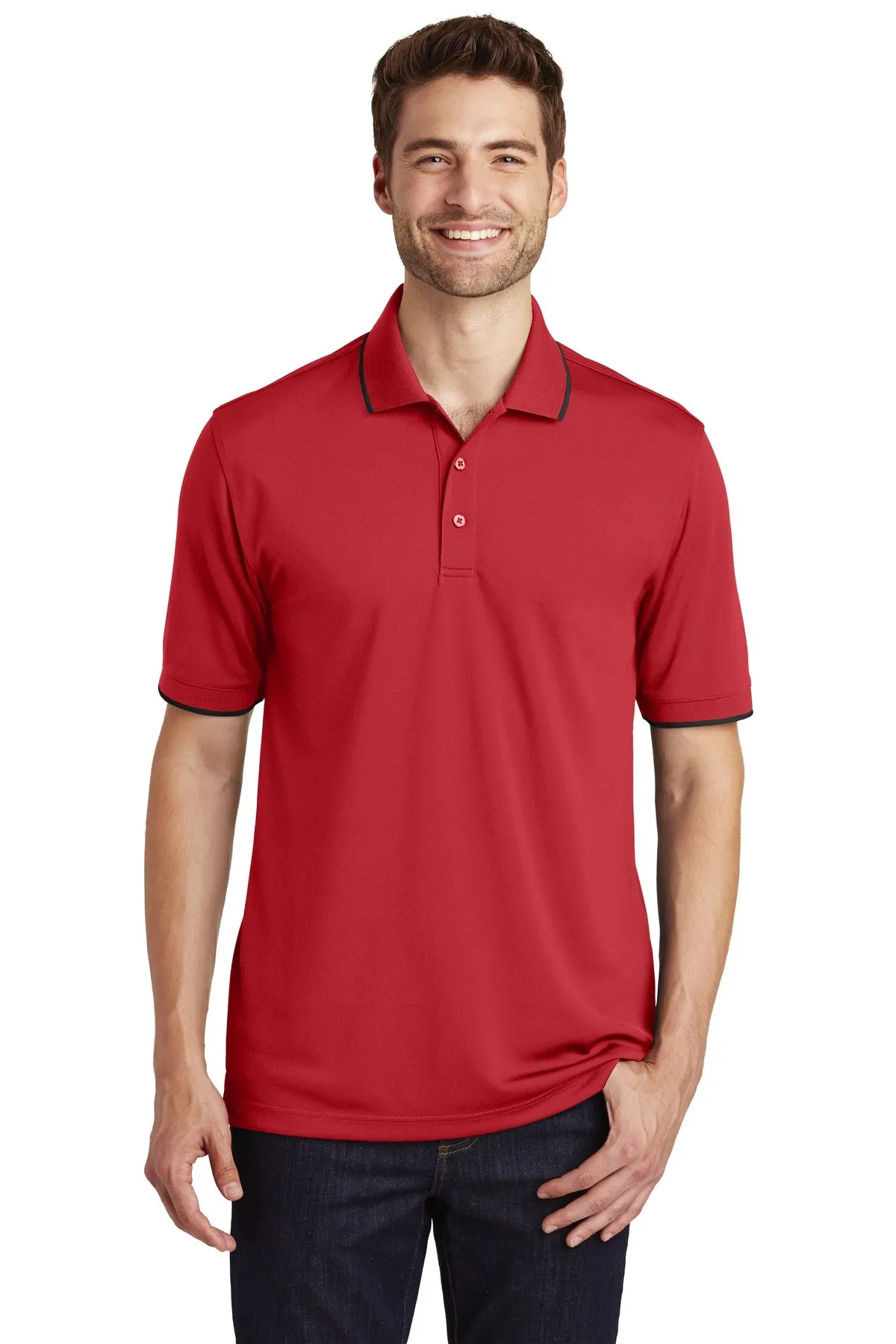 Port Authority® Dry Zone® UV Micro-Mesh Tipped Polo. K111