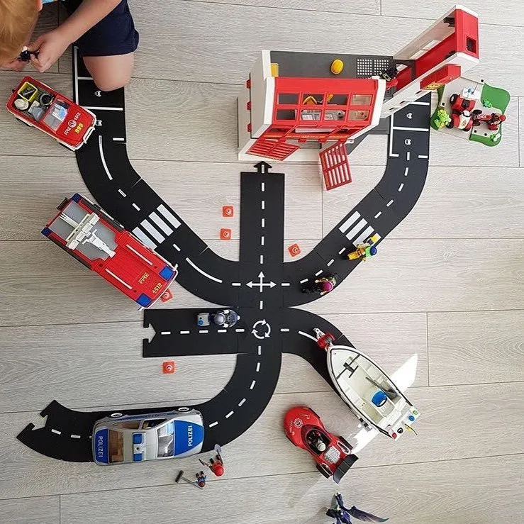 **Pre-order (Ships in 2-3 Weeks)**Rubber Roads Play Set