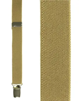 "Kids Khaki Oxford" Suspenders