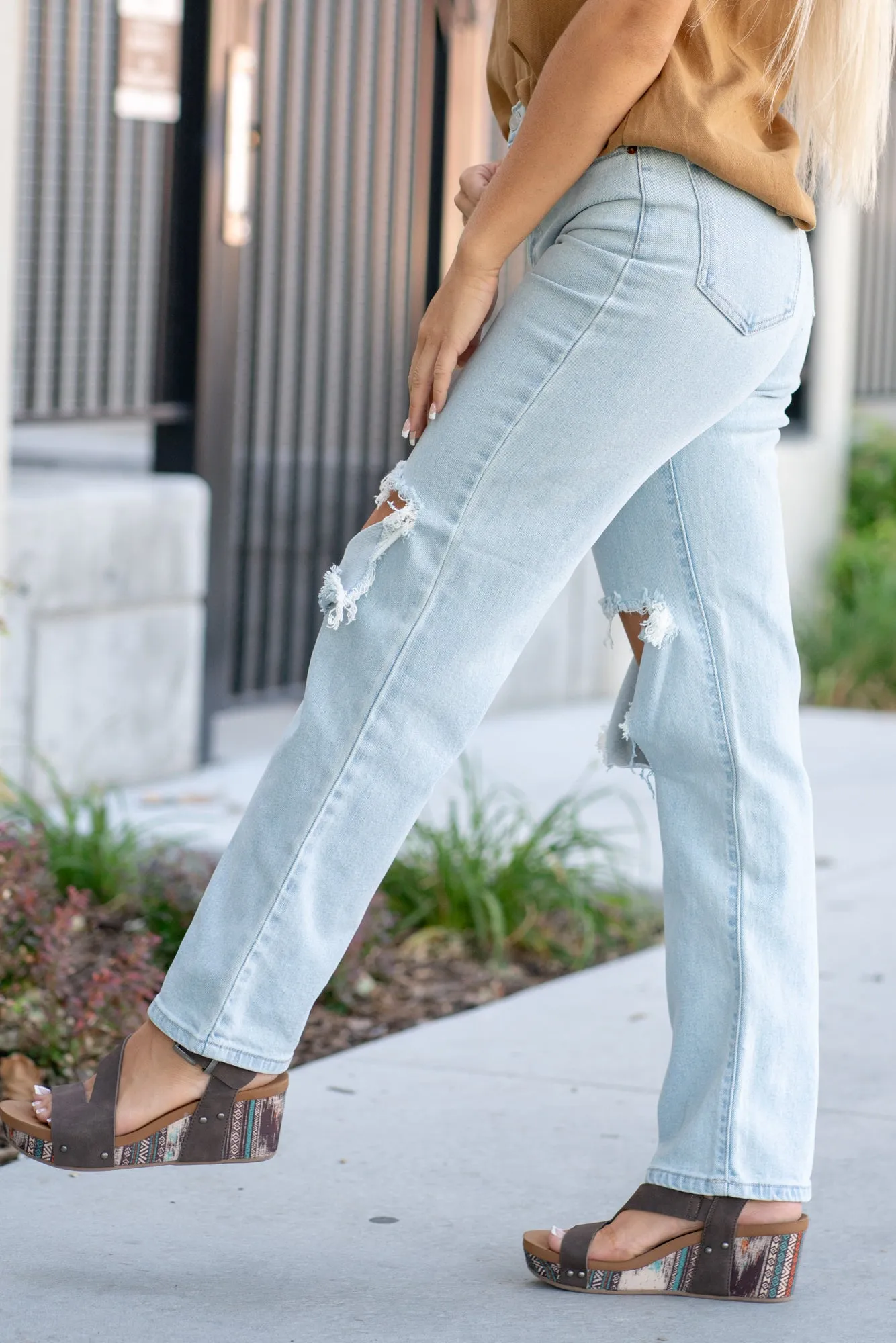 Sierra Super High Rise Dad Jeans