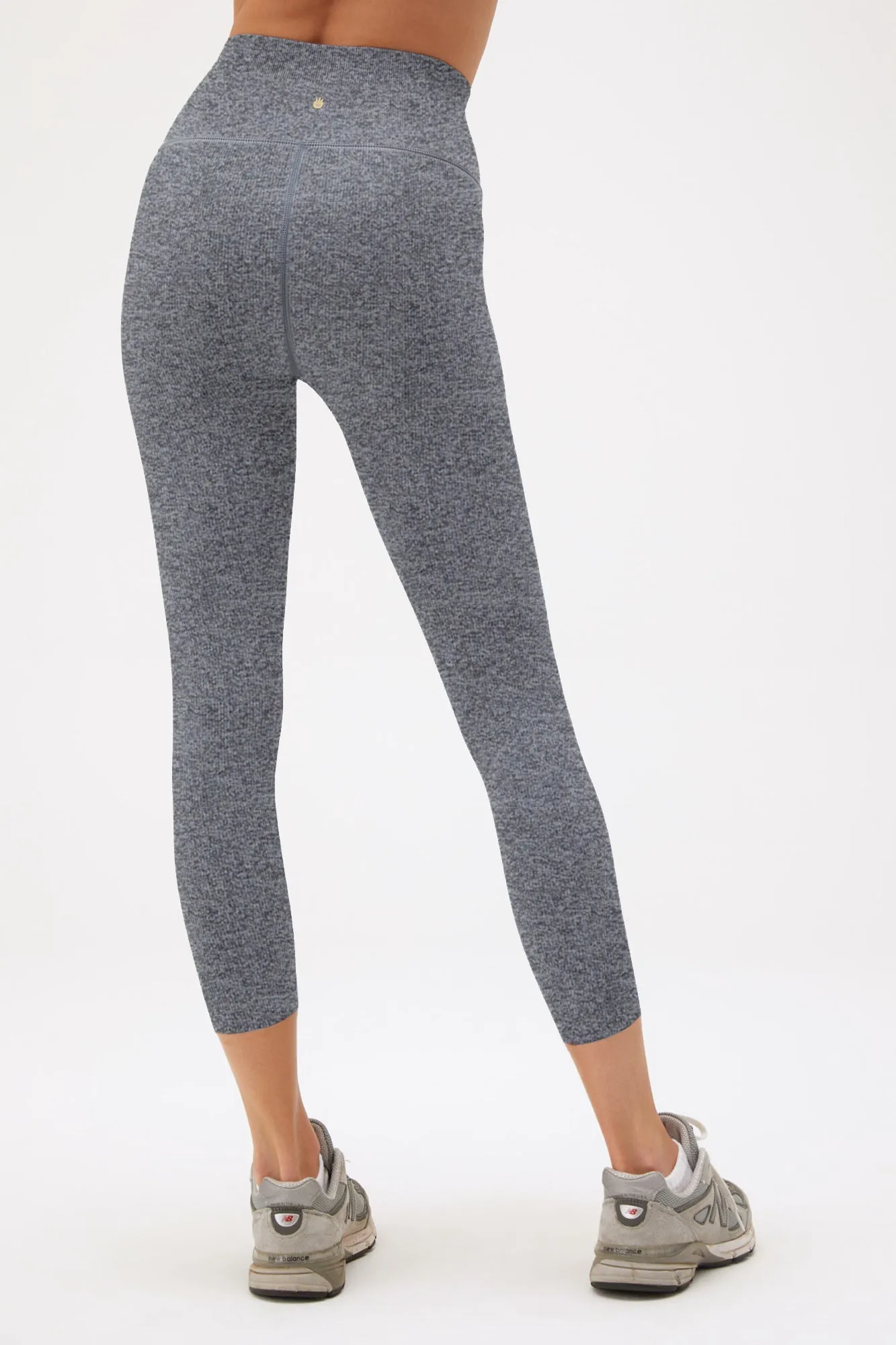 Spiritual Gangster Love Sculpt Seamless 7/8 Legging - Heather Grey