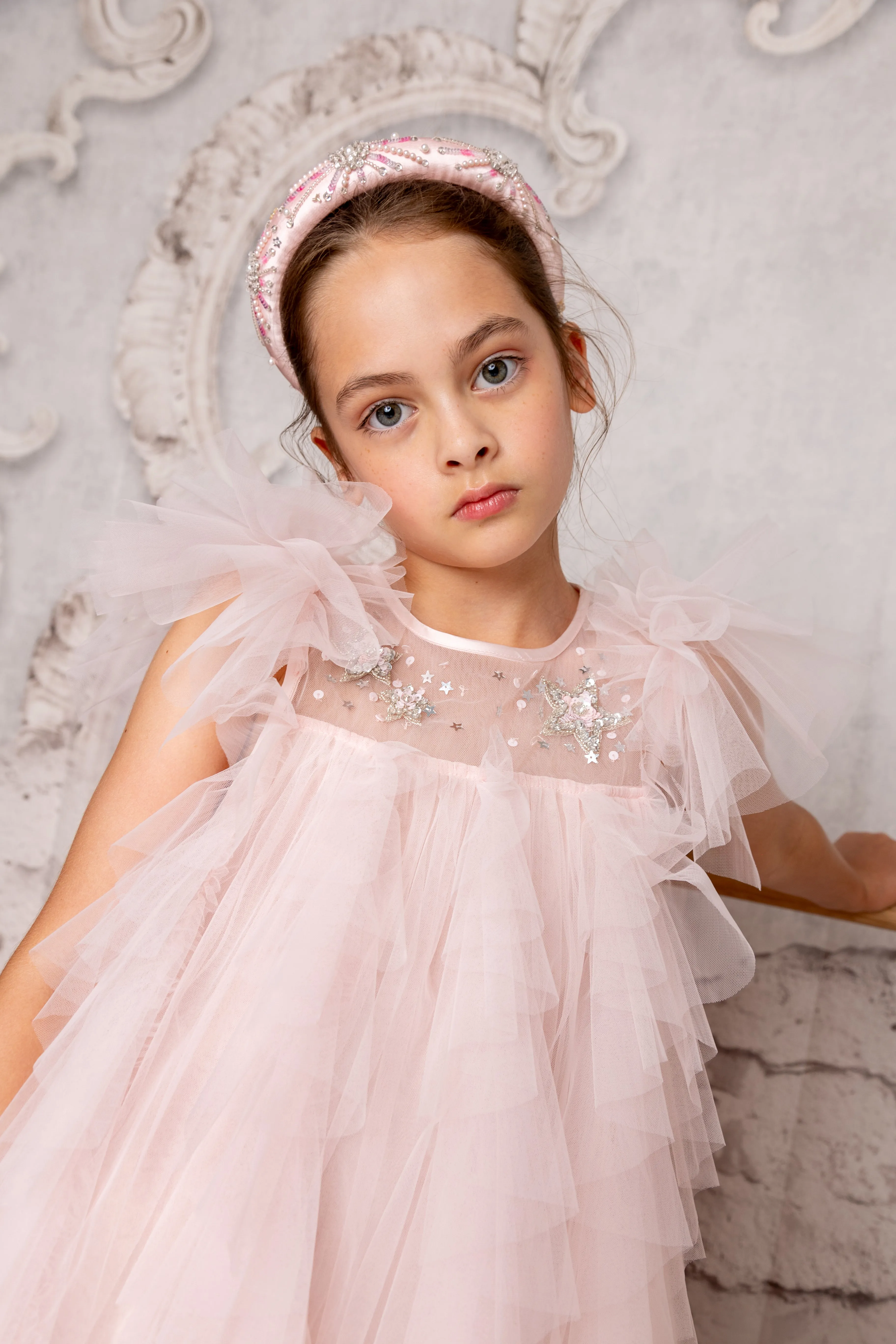 Starlore Tulle Dress | Pink Cloud