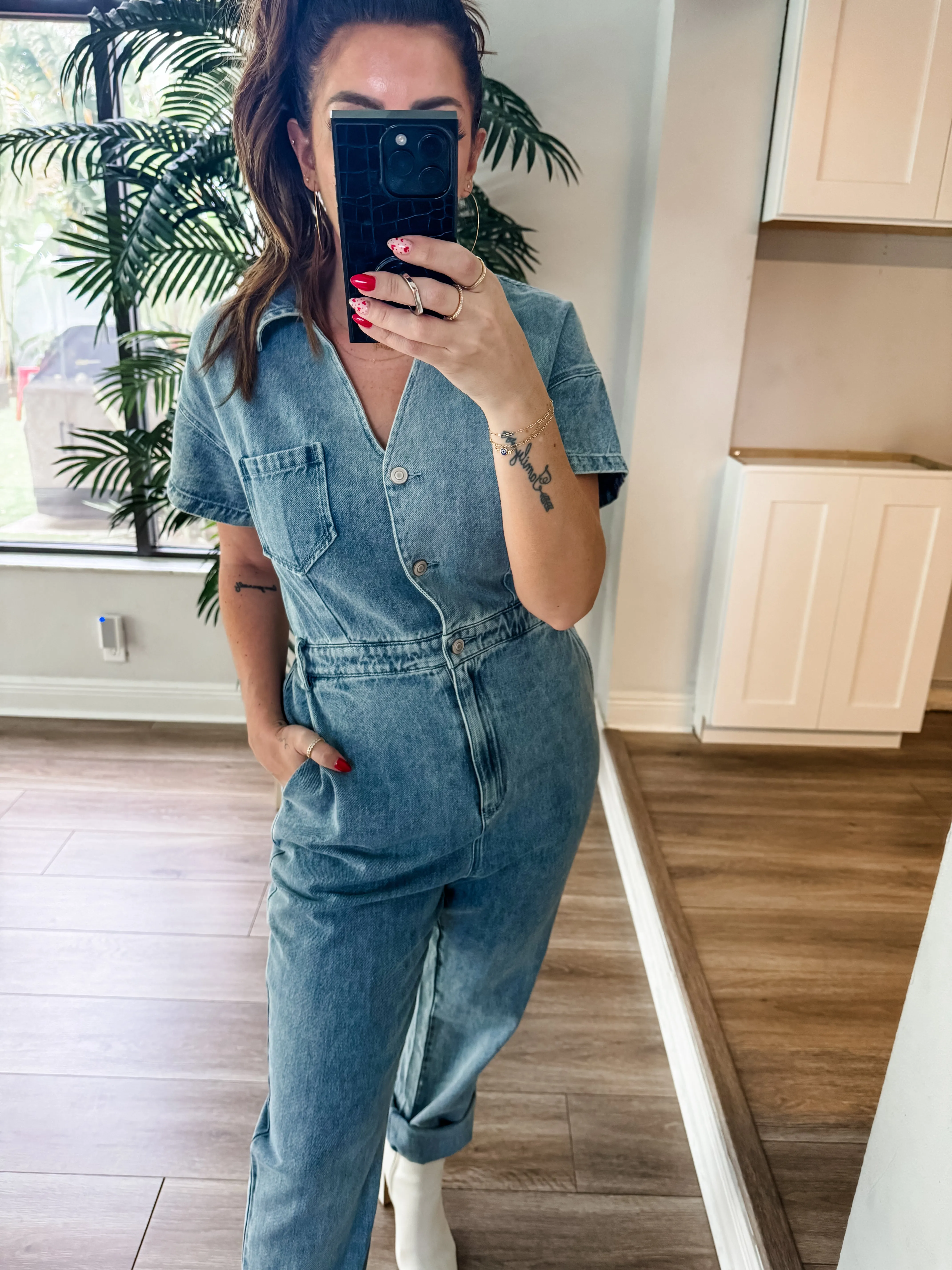 The Denim Jumpsuit