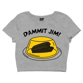 The Office Crop Top - Dammit Jim