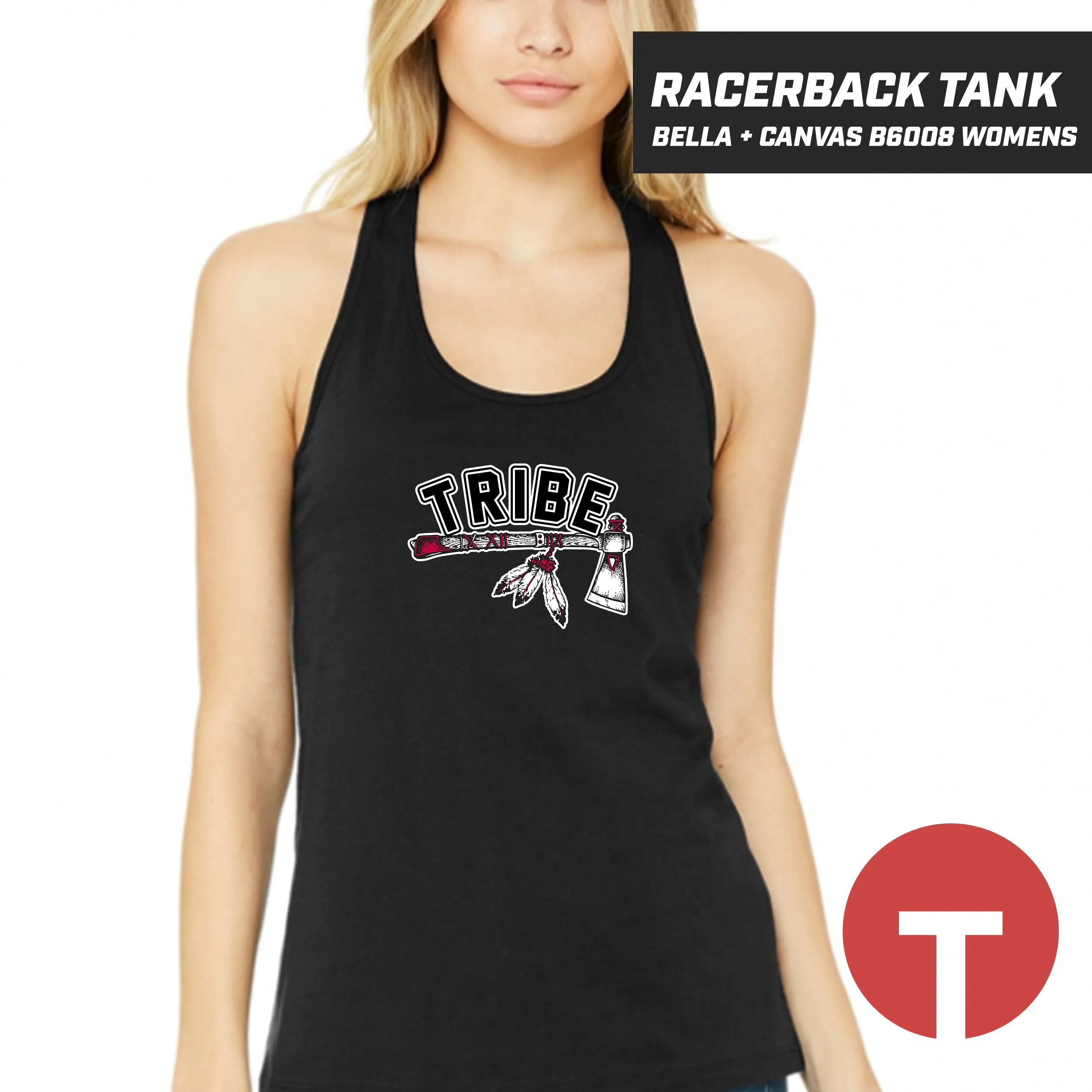 TRIBE - Bella   Canvas B6008 Women's Jersey Racerback Tank