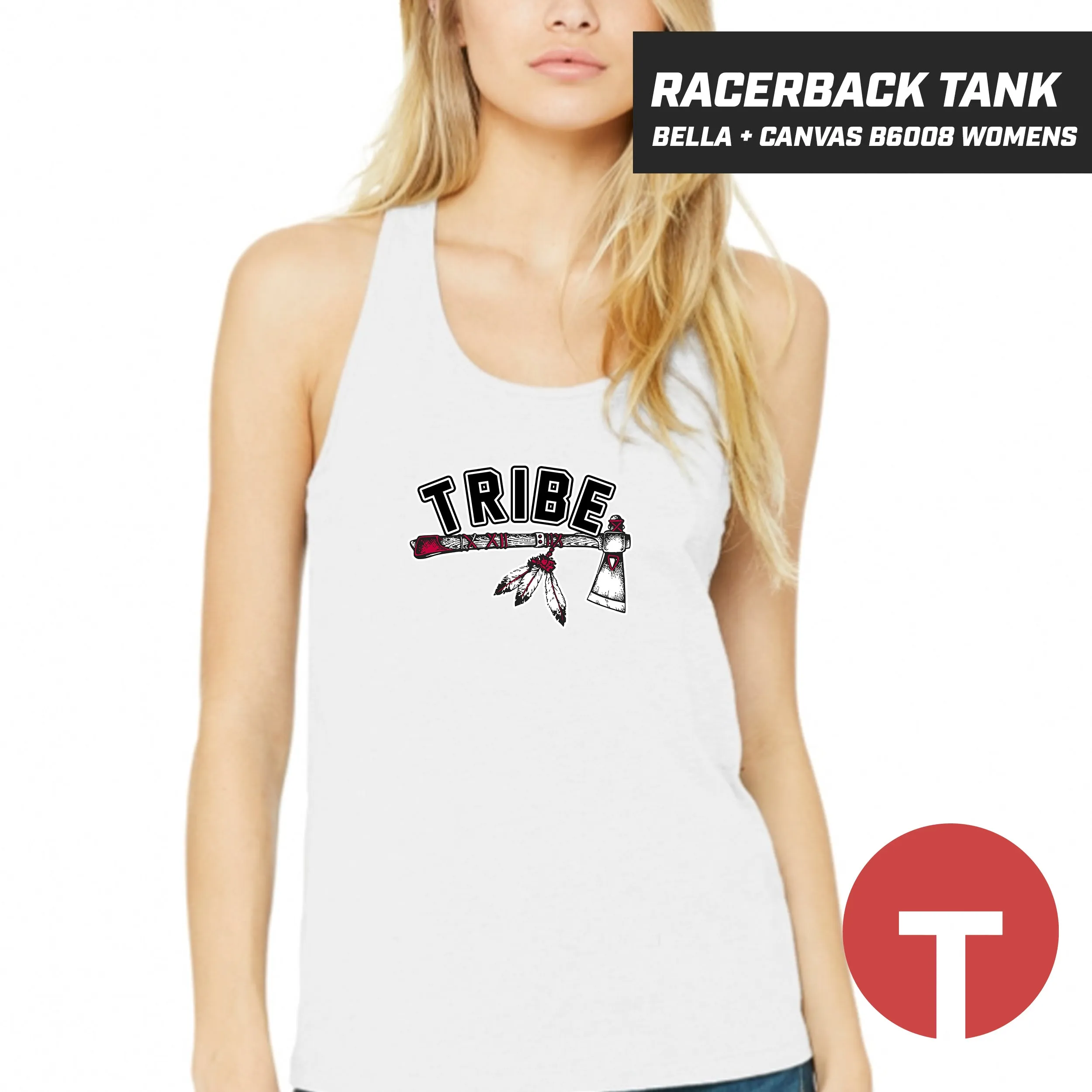 TRIBE - Bella   Canvas B6008 Women's Jersey Racerback Tank