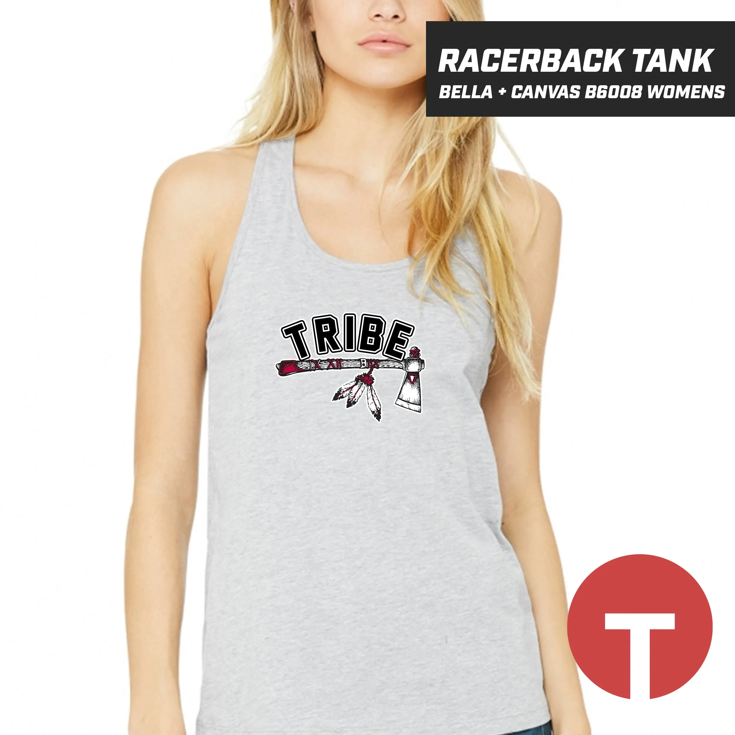 TRIBE - Bella   Canvas B6008 Women's Jersey Racerback Tank