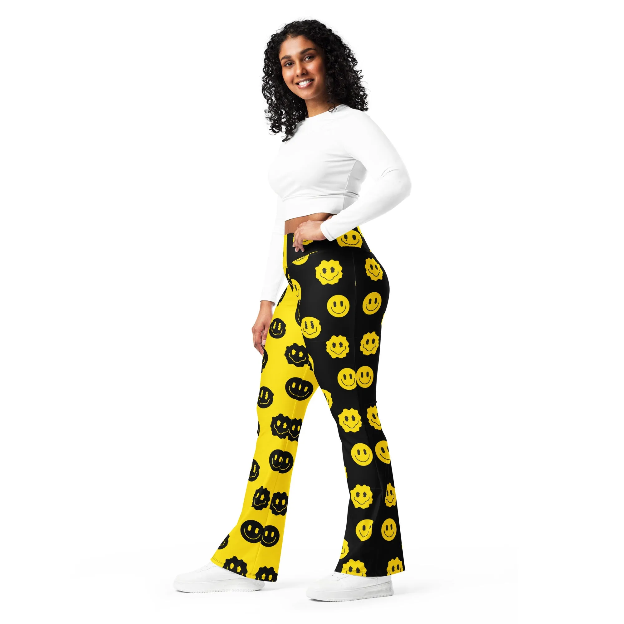 Trippie Split Flare Leggings