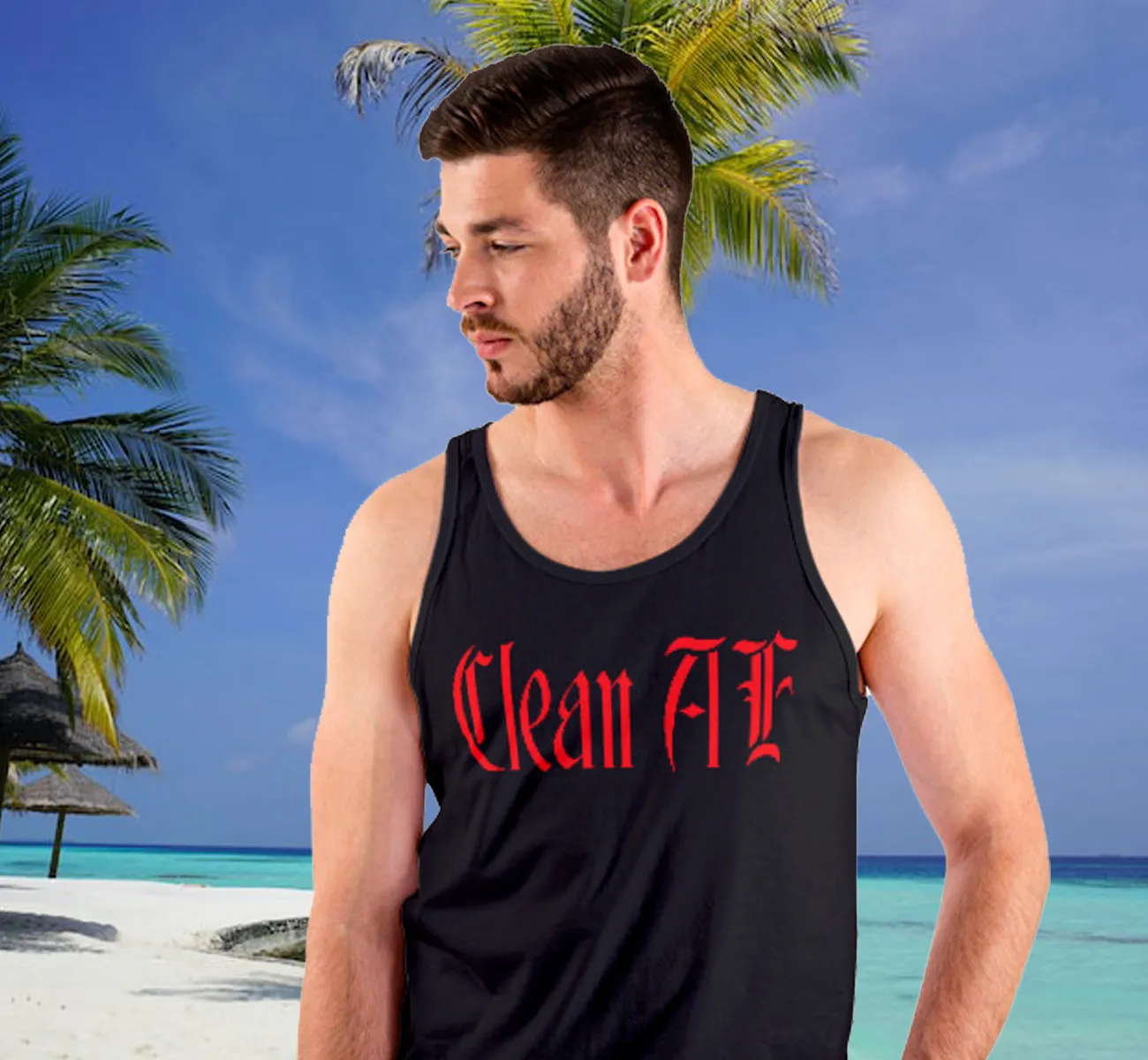 utt- Clean AF V.2 Unisex Tank Tops