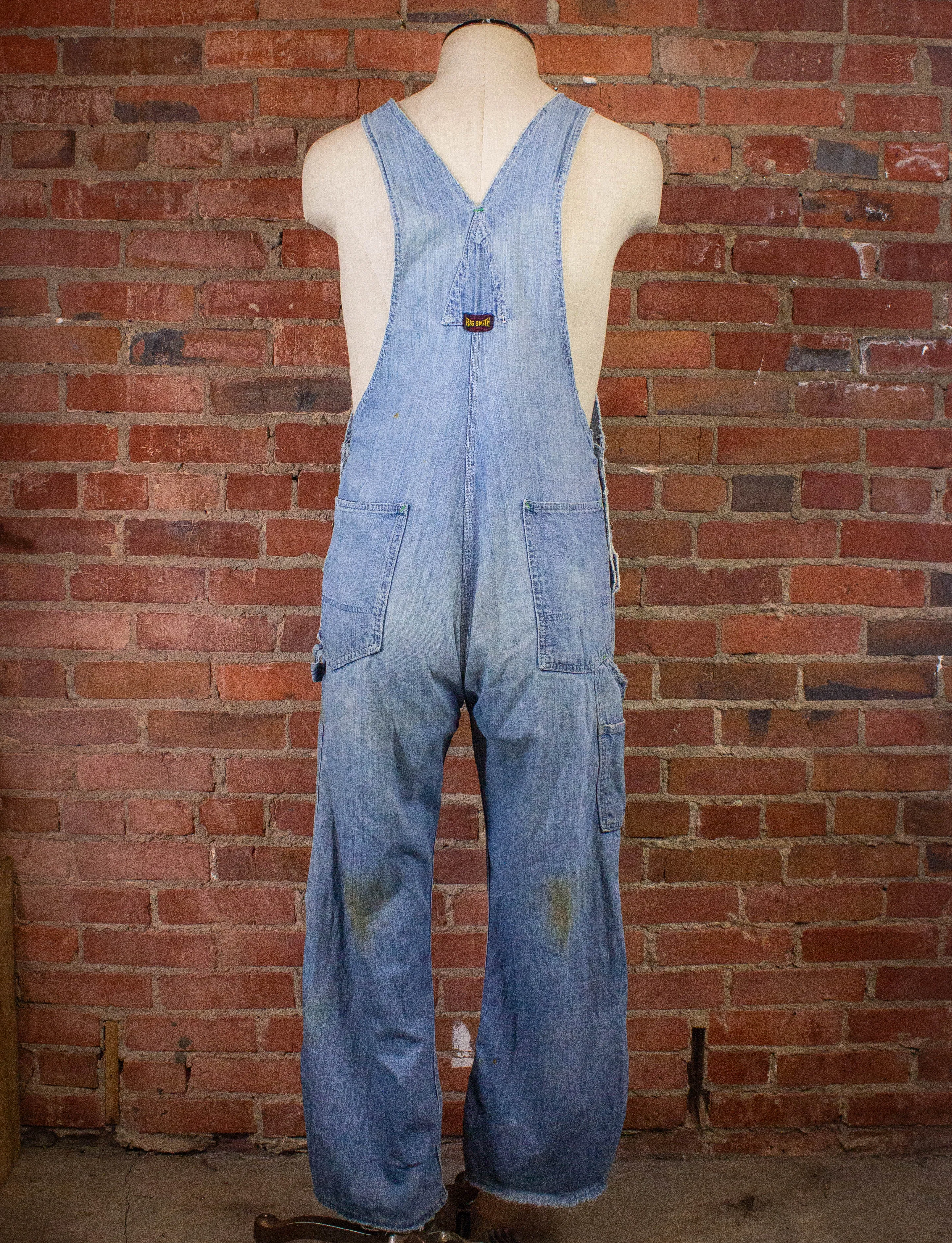 Vintage Big Smith Denim Overalls 50s 34x27