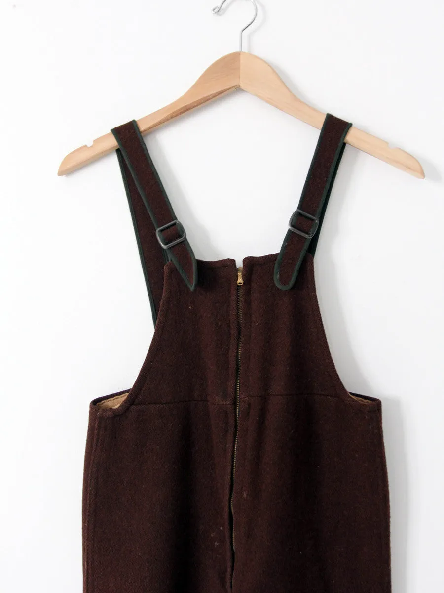 vintage H.W. Carter and Son's wool overalls