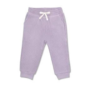 Waffle Joggers - Lavender