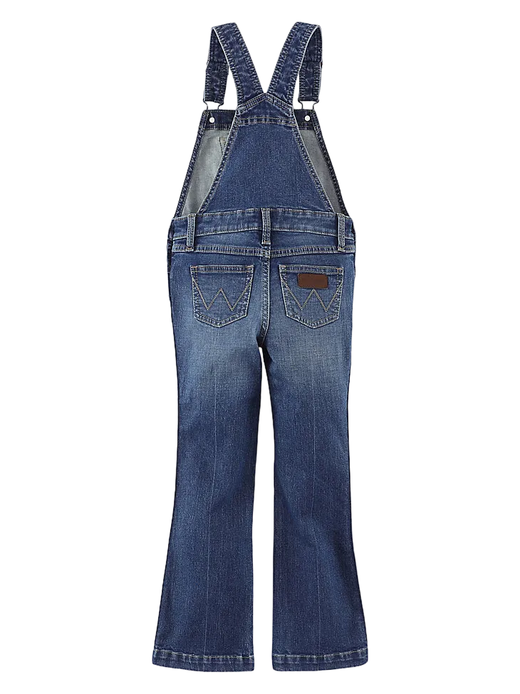 Wrangler Girl's Bootcut Tegan Denim Overalls